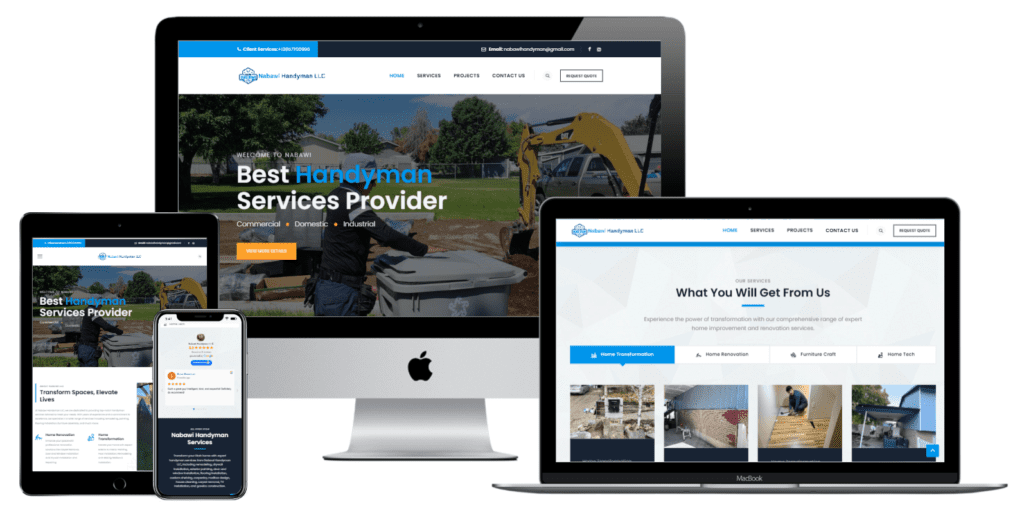 Nabawi Handyman Website by Bayani Soft
