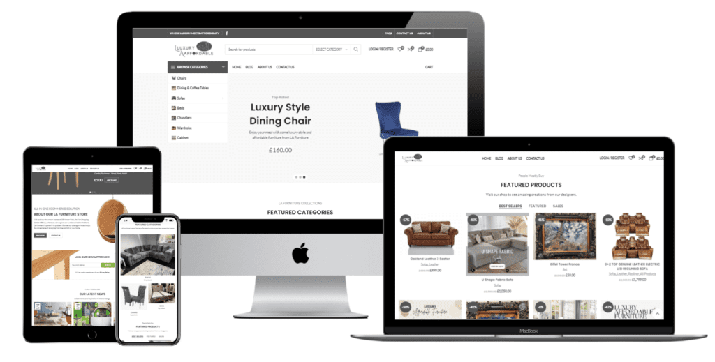 LA Furniture Ecommerce Website