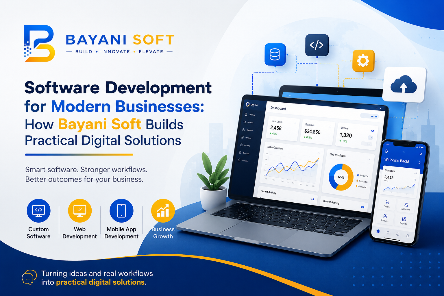 Bayani Soft software development solutions for modern businesses.